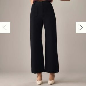 Anthropologie The Colette Cropped Wide-Leg Pants by Maeve